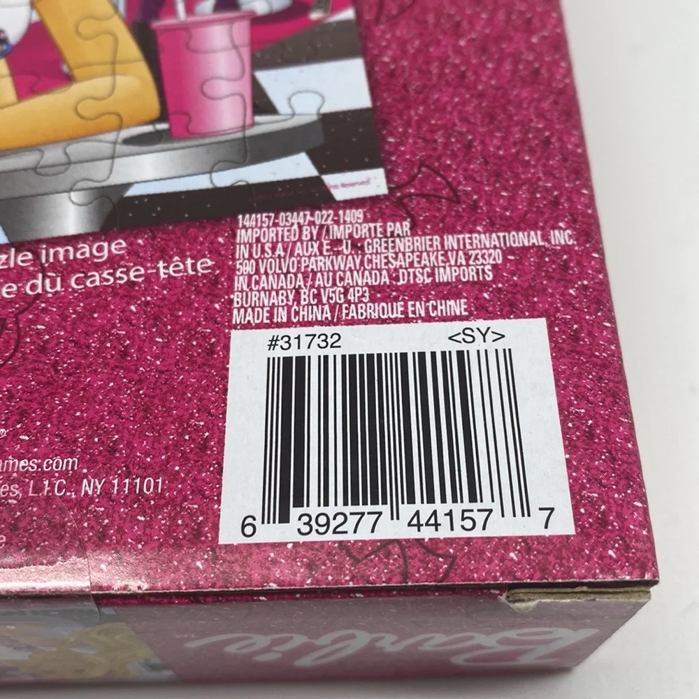 Barbie Jigsaw Puzzle‎ Casse Tete 48-piece NWT